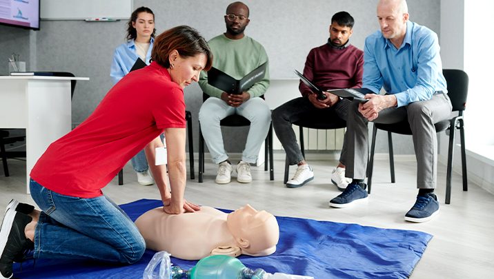 CPR class in session